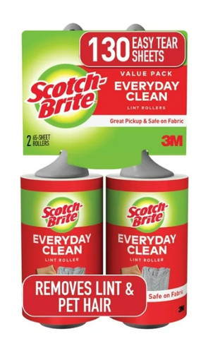 Scotch brite lint roller twin - lint,