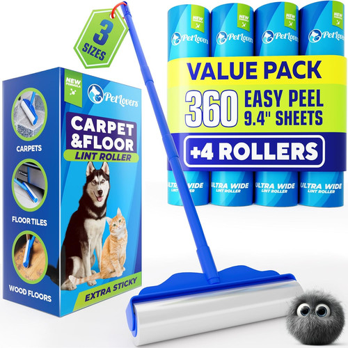 Large lint roller - with, 3