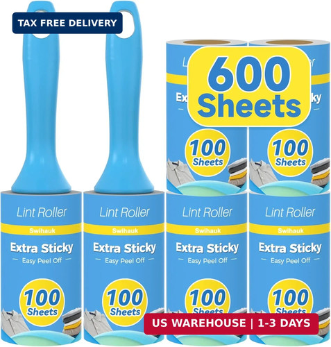 600 sheets extra sticky - extra, lint