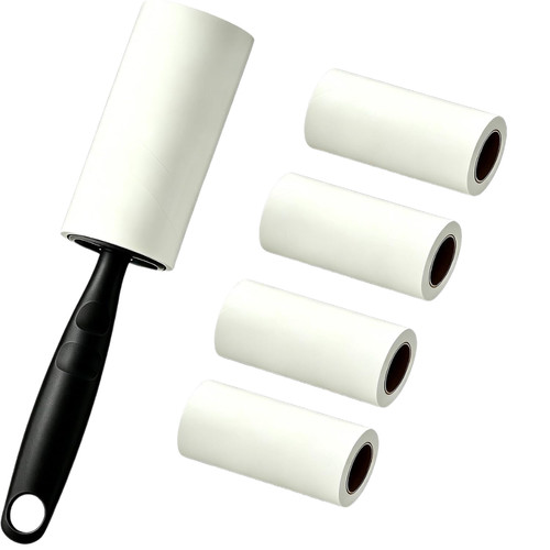 Lint roller set black - 1, handle