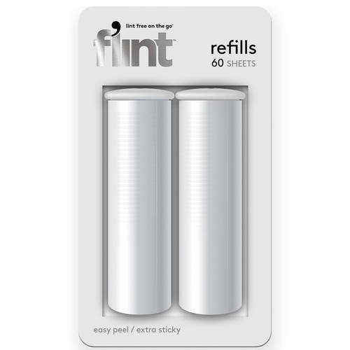 Flint retractable lint roller - retractable,