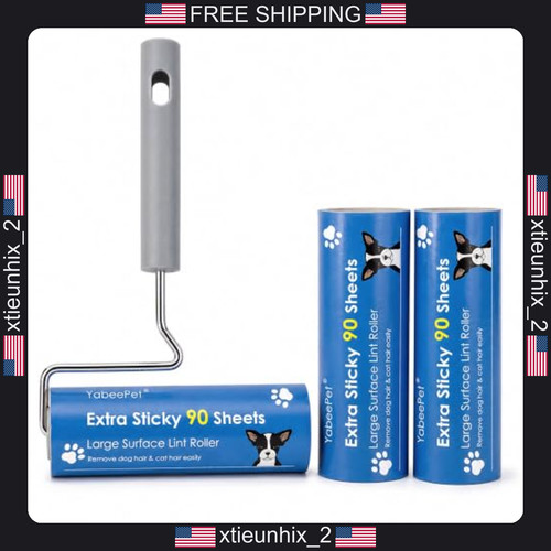 Lint roller set inch with - roller, 6.3