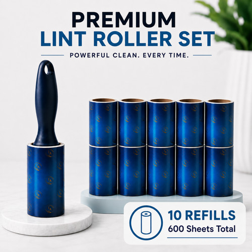 Lint roller with refills - roller,