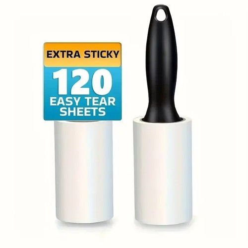 Lint roller set - lint, handle