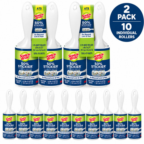 Scotch brite stickier - stickier, lint