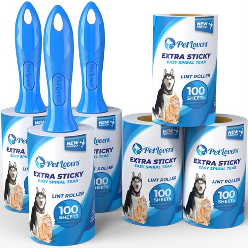 Extra sticky lint roller - roller, mega