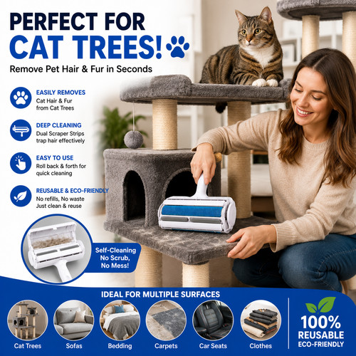 Pet hair removal tool - removal, reusable